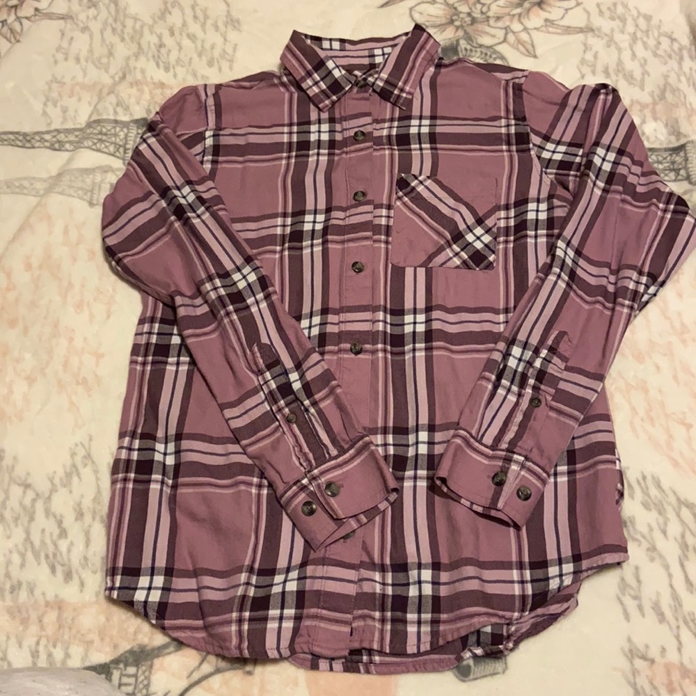 Purple Magellan flannel w/ pocket